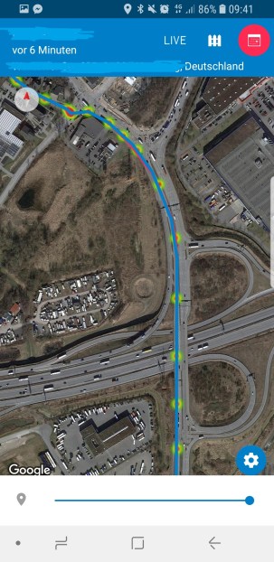 Auto Fahrt Live